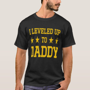 T-shirt Nouveau Papa Pour La Première Fois Devenir Papa