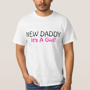T-shirt Nouveau papa son une fille
