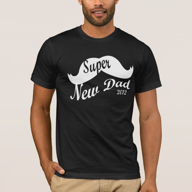 T-shirt Nouveau papa superbe (Devant)