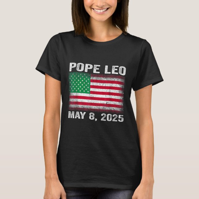 T-shirt Nouveau Pape Leo (Devant)