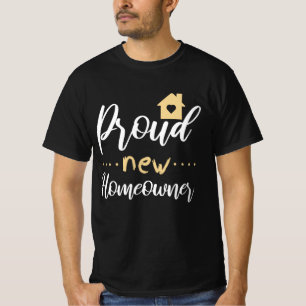 T-shirt Nouveau propriétaire Immobilier Cadeaux d'habitati