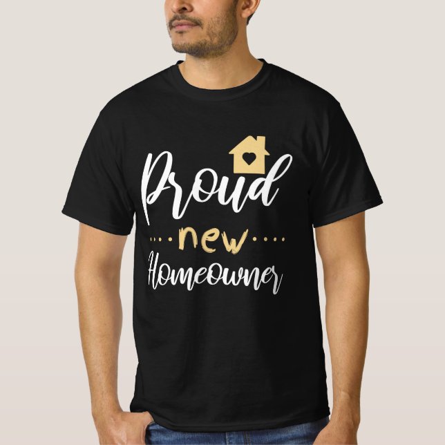 T-shirt Nouveau propriétaire Immobilier Cadeaux d'habitati (Devant)