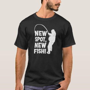 T-shirt Nouveau Spot Nouveau Poisson Pour Basse Pêcheur Pê