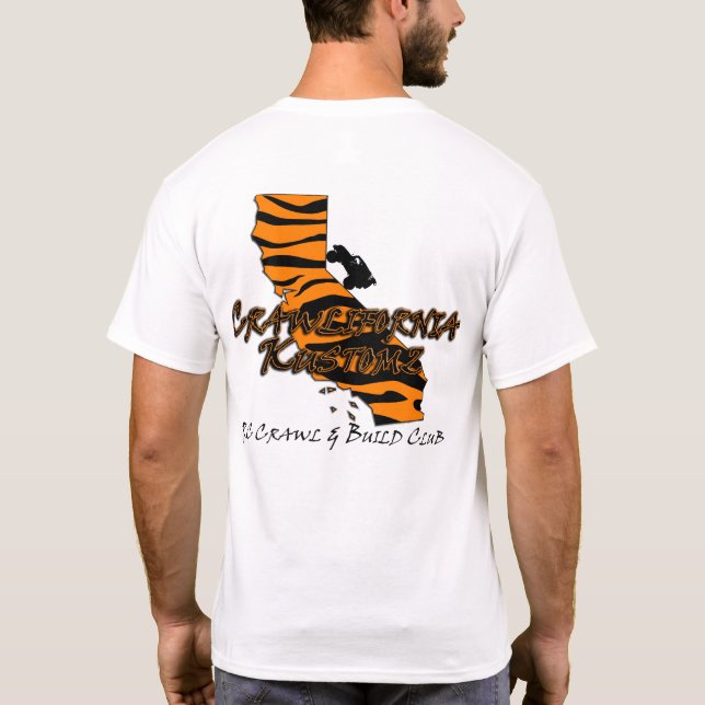 T-shirt Nouveau tigre de chemise de Crawlifornia Kustomz (Dos)