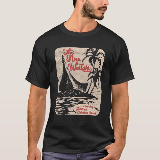 T-shirt Nouveau Waikiki Tiki Bar Hawaiian Style Retro les  (Devant)