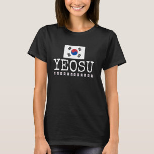 T-shirt Nouveauté Yeosu City Corée du Sud Voyage Vacances