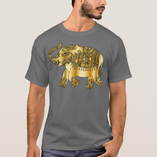 T-shirt Nouveaux débuts Golden Elephant Design