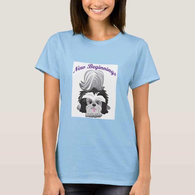 T-shirt Nouveaux débuts-heureux terminés 1 (Devant)