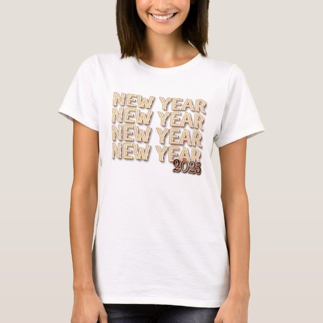 T-shirt Nouvel An 2025 (Devant)