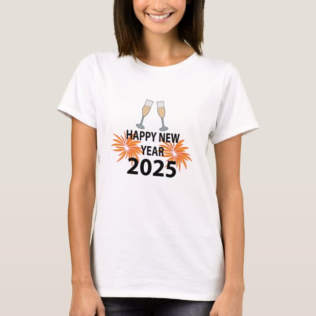 T-shirt Nouvel An 2025 Bonne année (Devant)