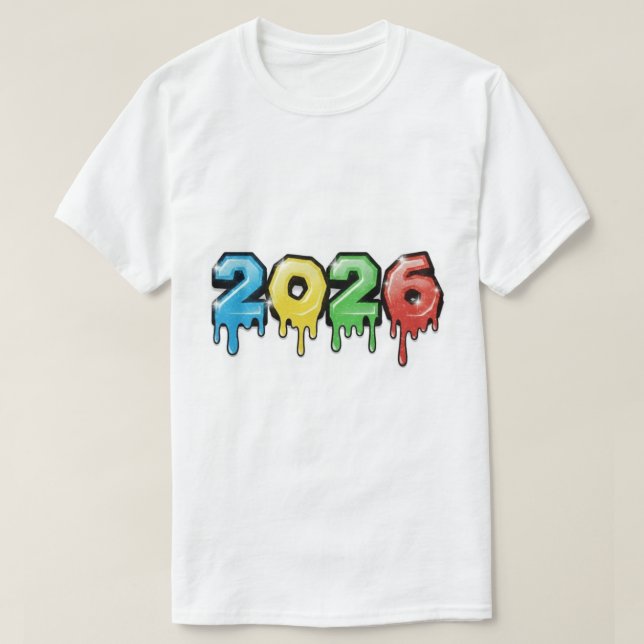 T-shirt nouvel an 2026 (Design devant)
