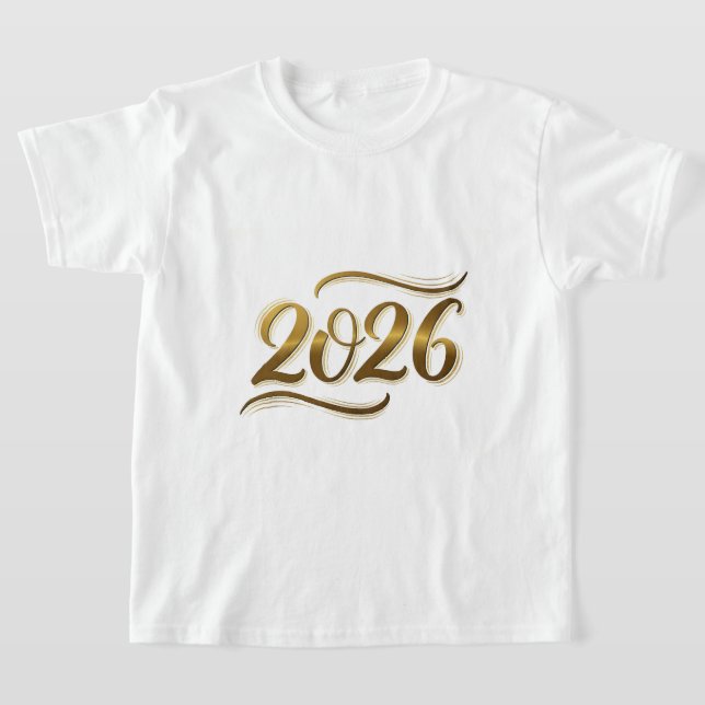 T-shirt Nouvel An 2026 (Poser)