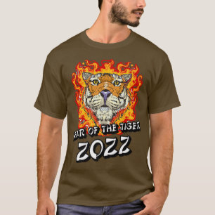 T-shirt Nouvel An chinois 2022 Année du Tigre Zodiac Lu