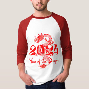 T-shirt Nouvel An chinois 2024 Année du Dragon