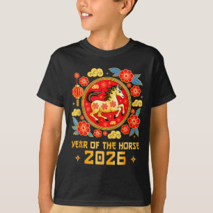 T-shirt Nouvel An chinois 2026 Année du Cheval Bonne Année