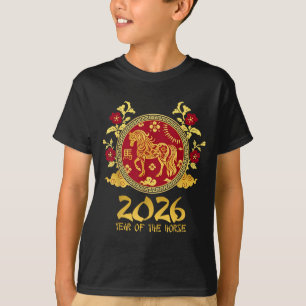 T-shirt Nouvel An chinois 2026 Année du Cheval Nouvel An l