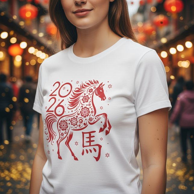 T-shirt Nouvel an chinois du Fire Horse 2026 (Créateur téléchargé)
