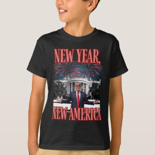 T-shirt Nouvel an drôle de Trump