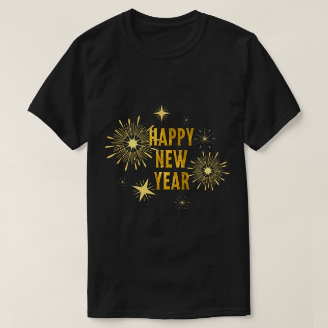 T-shirt Nouvel An Eve Party Fournitures NYE 2023 Happy New (Design devant)