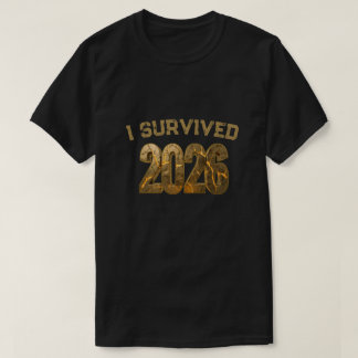 T-shirt Nouvel An Je Survis 2026