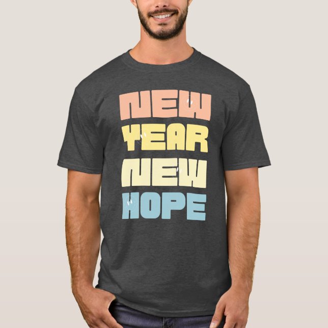 T-shirt Nouvel An Nouvel Espoir Bonne Année 2025 (Devant)
