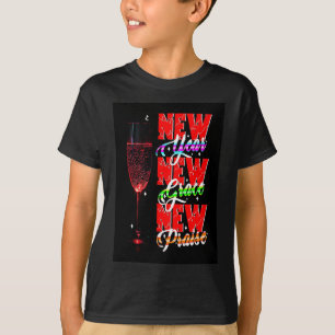 T-shirt Nouvel an nouvelle grâce nouvelle louange