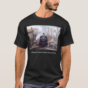 T-shirt Nouvel espoir et machine à vapeur de chemin de fe
