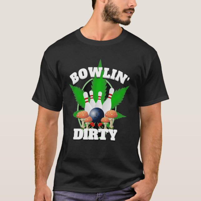 T-shirt Nouvel homme Sports Bowling BOWLING DIRTY (Devant)