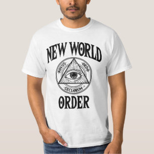 T-shirt Nouvel ordre mondial Illuminati
