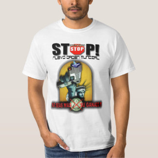 T-SHIRT NOUVEL ORDRE MUNDIAL/NO SUIS SON BÉTAIL