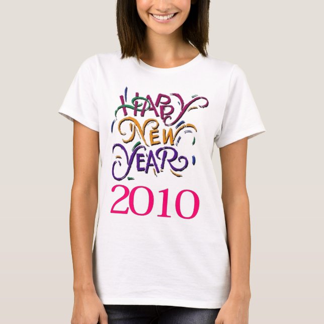 T-shirt Nouvelle année 2010 (Devant)