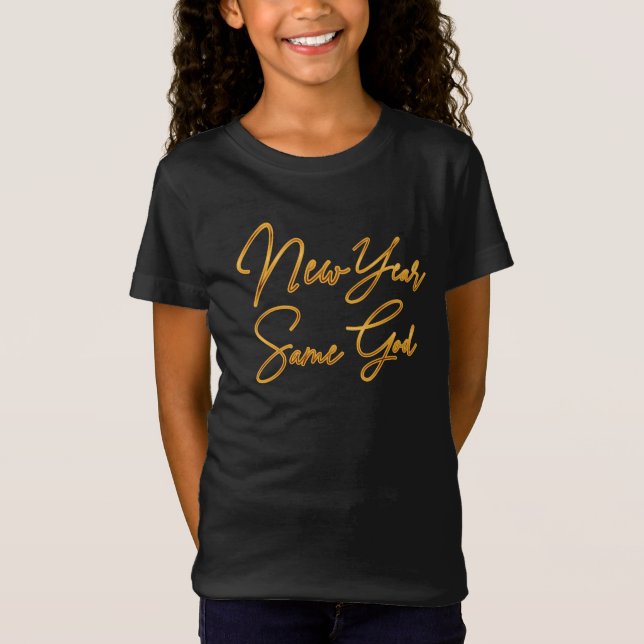 T-Shirt Nouvelle Année Même Dieu (Devant)