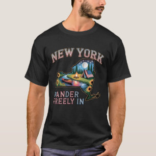 T-shirt Nouvelle Aventure de Camping à New York La Natur
