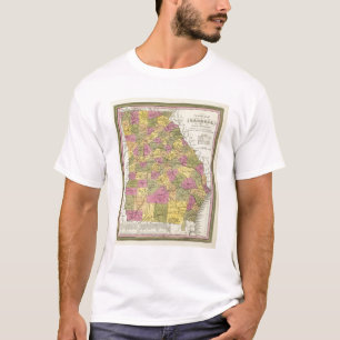 T-shirt Nouvelle carte de la Géorgie