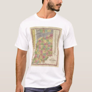 T-shirt Nouvelle carte de l'Indiana