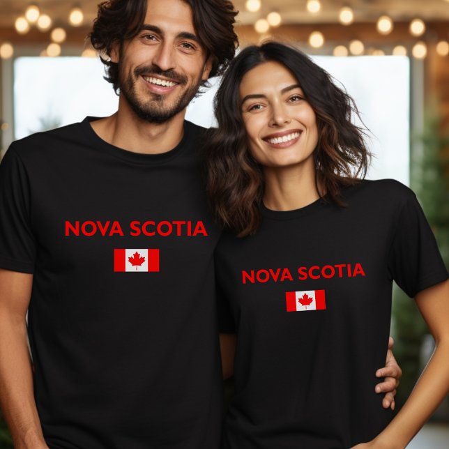 T-shirt Nouvelle-Écosse Canada Drapeau canadien Couleur fo (Créateur téléchargé)