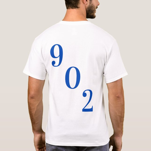 T-shirt Nouvelle-Écosse Nouvelle-Écosse 902 halifa (Dos)