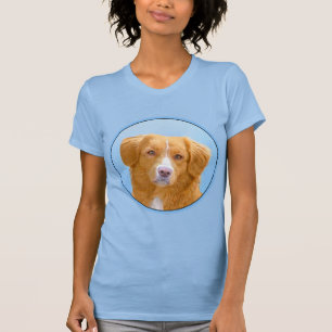 T-shirt Nouvelle-Écosse Peinture de chien pour l'essayeur