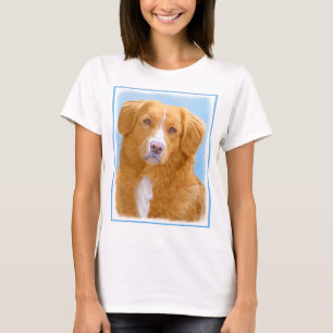 T-shirt Nouvelle-Écosse Peinture de chien pour l'essayeur