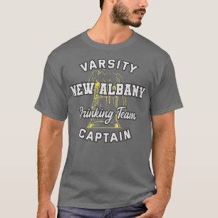 T-shirt Nouvelle équipe de boisson Albany Capitaine Indian