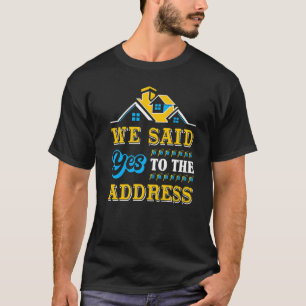 T-shirt Nouvelle Fête De Réchauffement Ménage Propriétaire