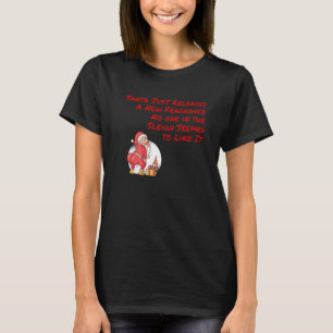 T-shirt Nouvelle Flatulence Parfum Père Noël Elf Christmas