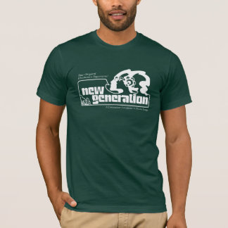 T-shirt Nouvelle génération sur le vert
