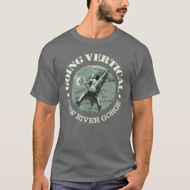 T-shirt Nouvelle Gorge fluviale (Aller vers la verticale) (Devant)