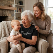 Nouvelle Grand-mère Élégante Date d'Établissement 
