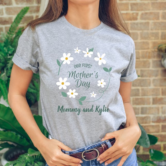 T-shirt Nouvelle maman Bébé et maman Première fête des mèr (Créateur téléchargé)
