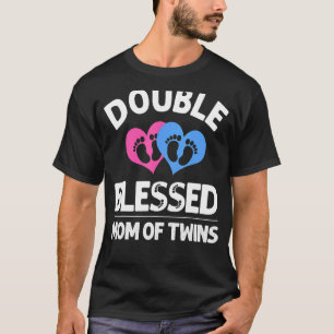 T-shirt Nouvelle Maman De Jumeaux Pour Femmes Mère Faire-p