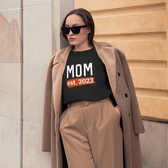 T-shirt Nouvelle maman - est.2020 (Créateur téléchargé)