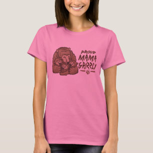T-shirt Nouvelle maman fière Grizzly