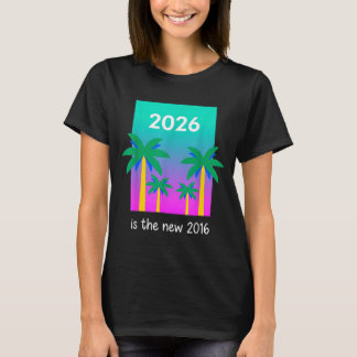 T-shirt Nouvelle œuvre d'art graphique Palm Vaporwave 2016
